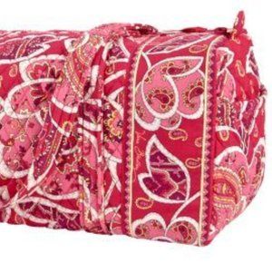 Vera Bradley Rosy Posies Paisley Small Duffel Bag